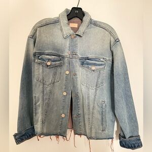 MOTHER Denim Jacket with gray bottom size medium
